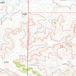United States Geological Survey Griffin Coulee, MT (1971, 24000-Scale) digital map