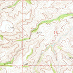 United States Geological Survey Griffin Coulee, MT (1971, 24000-Scale) digital map