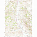 United States Geological Survey Griffin Coulee NE, MT (1971, 24000-Scale) digital map