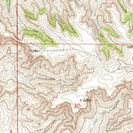 United States Geological Survey Griffin Coulee NE, MT (1971, 24000-Scale) digital map