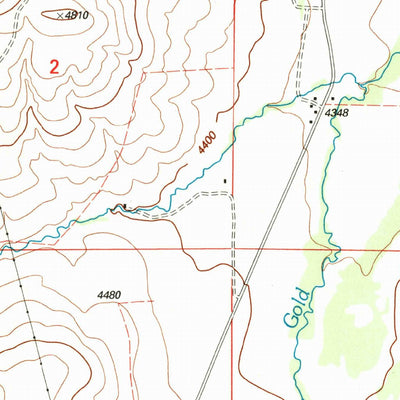 United States Geological Survey Griffin Creek, MT (1996, 24000-Scale) digital map