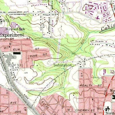 United States Geological Survey Griffin North, GA (1965, 24000-Scale) digital map