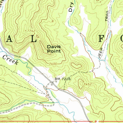 United States Geological Survey Griffin Point, UT (1964, 24000-Scale) digital map