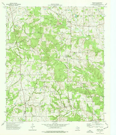 United States Geological Survey Griffin, TX (1973, 24000-Scale) digital map