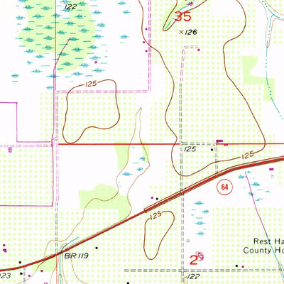 United States Geological Survey Griffins Corner, FL (1956, 24000-Scale) digital map