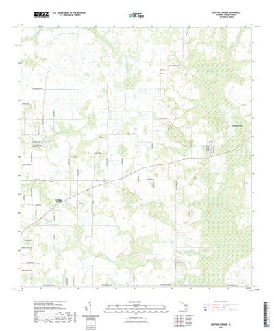 United States Geological Survey Griffins Corner, FL (2021, 24000-Scale) digital map