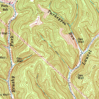 United States Geological Survey Griffithsville, WV (1962, 24000-Scale) digital map