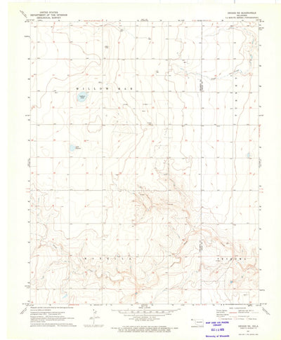 United States Geological Survey Griggs NE, OK (1971, 24000-Scale) digital map