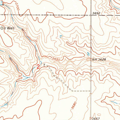 United States Geological Survey Griggs NE, OK (1971, 24000-Scale) digital map