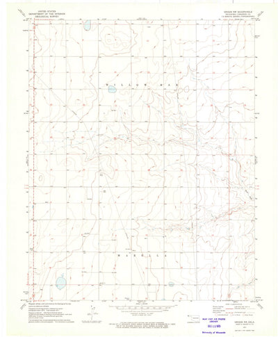 United States Geological Survey Griggs NW, OK (1971, 24000-Scale) digital map