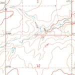 United States Geological Survey Griggs NW, OK (1971, 24000-Scale) digital map