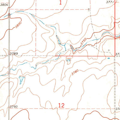United States Geological Survey Griggs NW, OK (1971, 24000-Scale) digital map