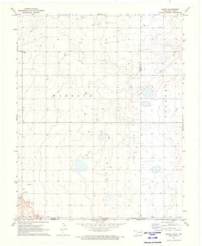 United States Geological Survey Griggs, OK-TX (1971, 24000-Scale) digital map