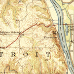 United States Geological Survey Griggsville, IL (1926, 62500-Scale) digital map
