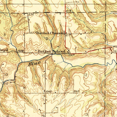 United States Geological Survey Griggsville, IL (1926, 62500-Scale) digital map