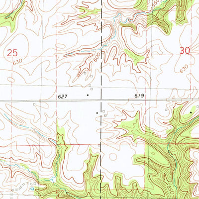 United States Geological Survey Griggsville, IL (1980, 24000-Scale) digital map