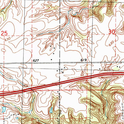 United States Geological Survey Griggsville, IL (1998, 24000-Scale) digital map
