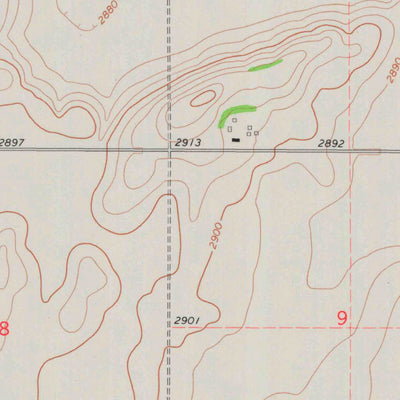 United States Geological Survey Grigston, KS (1974, 24000-Scale) digital map