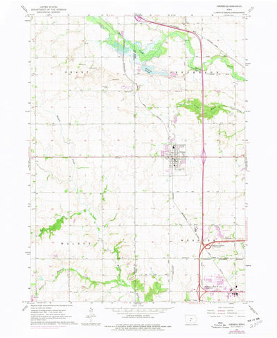 United States Geological Survey Grimes, IA (1965, 24000-Scale) digital map