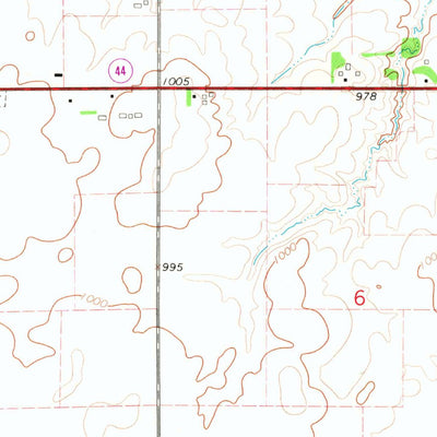 United States Geological Survey Grimes, IA (1965, 24000-Scale) digital map