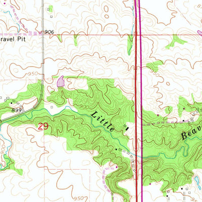 United States Geological Survey Grimes, IA (1965, 24000-Scale) digital map