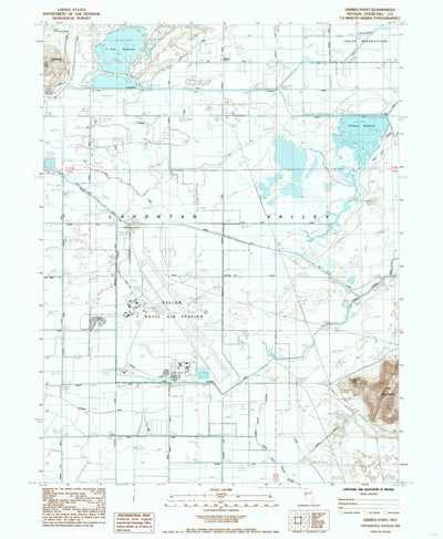 United States Geological Survey Grimes Point, NV (1985, 24000-Scale) digital map