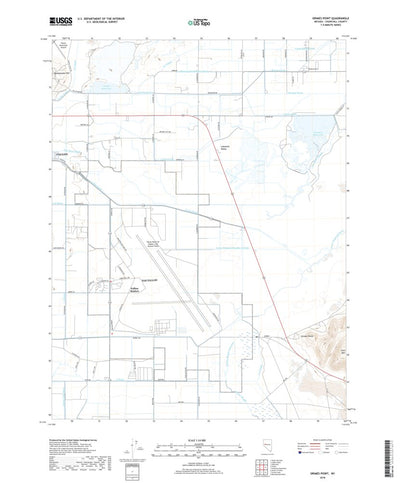 United States Geological Survey Grimes Point, NV (2018, 24000-Scale) digital map