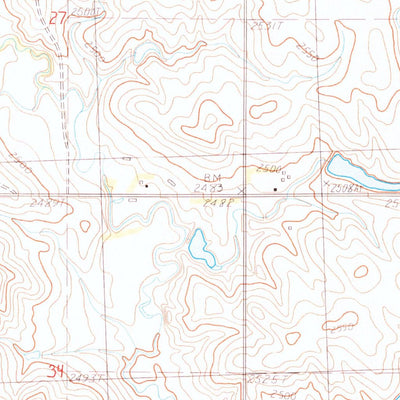 United States Geological Survey Grindstone Butte, SD (1983, 24000-Scale) digital map