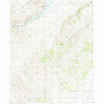 United States Geological Survey Grindstone Mountain, NV (1985, 24000-Scale) digital map