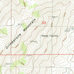 United States Geological Survey Grindstone Mountain, NV (1985, 24000-Scale) digital map
