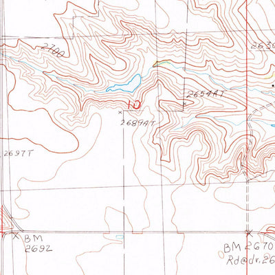 United States Geological Survey Grindstone SW, SD (1983, 24000-Scale) digital map