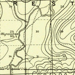 United States Geological Survey Grisdale, WA (1921, 62500-Scale) digital map