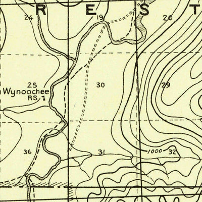United States Geological Survey Grisdale, WA (1921, 62500-Scale) digital map