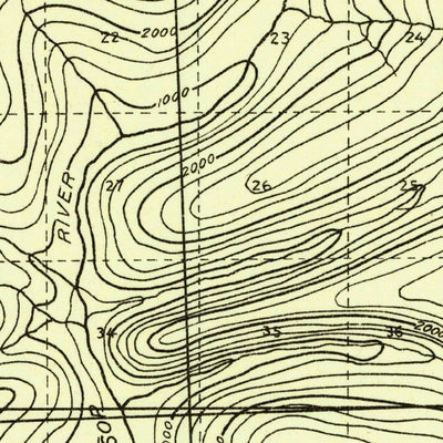 United States Geological Survey Grisdale, WA (1921, 62500-Scale) digital map