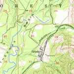 United States Geological Survey Grisdale, WA (1955, 62500-Scale) digital map