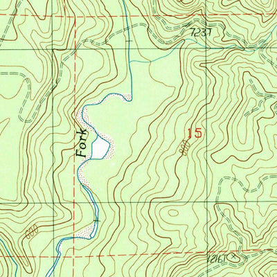 United States Geological Survey Grisdale, WA (1990, 24000-Scale) digital map