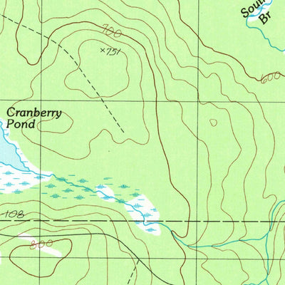 United States Geological Survey Griswold, ME (1986, 24000-Scale) digital map
