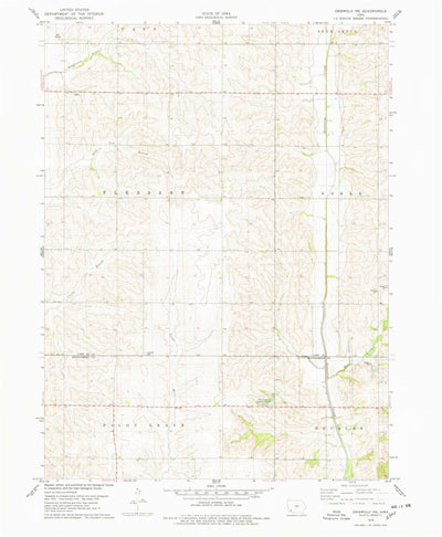 United States Geological Survey Griswold NE, IA (1978, 24000-Scale) digital map