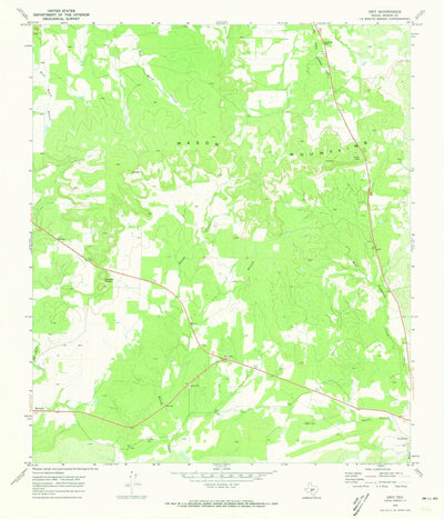 United States Geological Survey Grit, TX (1970, 24000-Scale) digital map