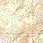 United States Geological Survey Grizzly Lake, WY (1996, 24000-Scale) digital map