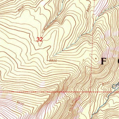 United States Geological Survey Grizzly Lake, WY (1996, 24000-Scale) digital map