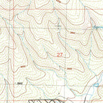 United States Geological Survey Grizzly Mountain, OR (1988, 24000-Scale) digital map