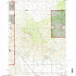 United States Geological Survey Grizzly Mountain, OR (1992, 24000-Scale) digital map