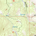 United States Geological Survey Grizzly Mountain, OR (1992, 24000-Scale) digital map