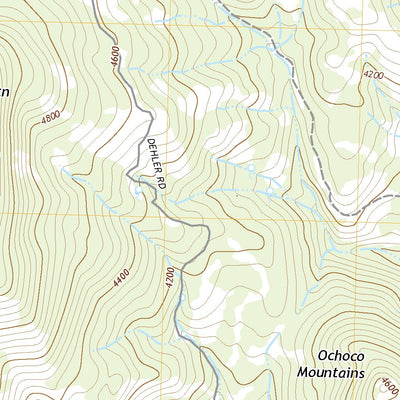 United States Geological Survey Grizzly Mountain, OR (2020, 24000-Scale) digital map
