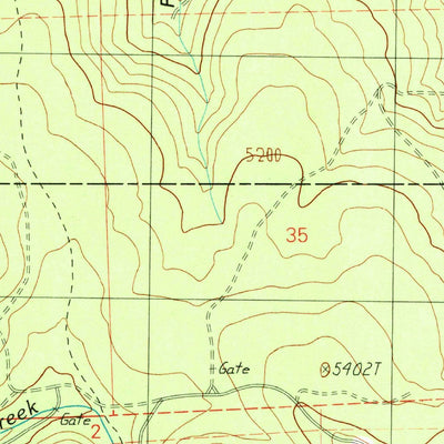 United States Geological Survey Grizzly Peak, CA (1990, 24000-Scale) digital map