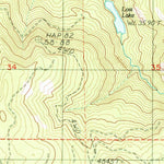 United States Geological Survey Grizzly Peak, OR (1988, 24000-Scale) digital map