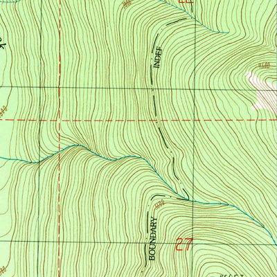 United States Geological Survey Groat Mountain, WA (1989, 24000-Scale) digital map
