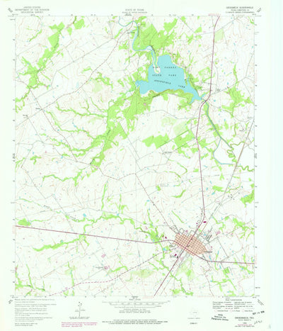 United States Geological Survey Groesbeck, TX (1960, 24000-Scale) digital map
