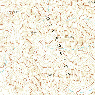 United States Geological Survey Grommet, CA (1971, 24000-Scale) digital map